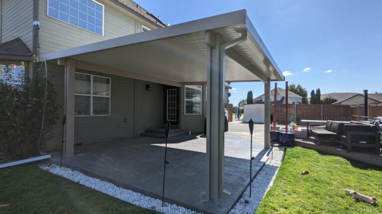 solid patio cover by PCUNW