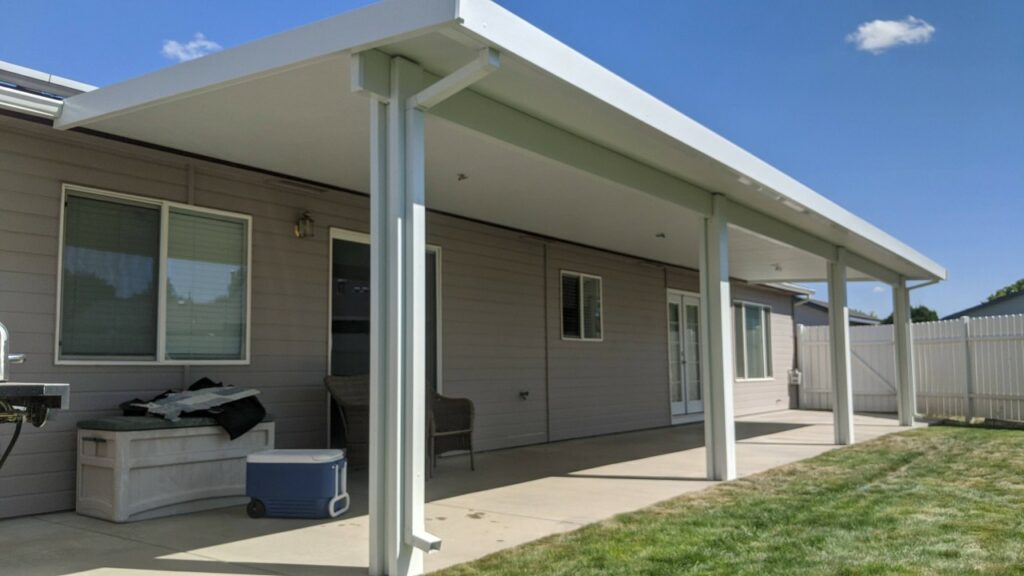 best material for patio covers aluminum
