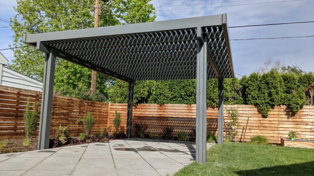 what materials make the perfect pergola