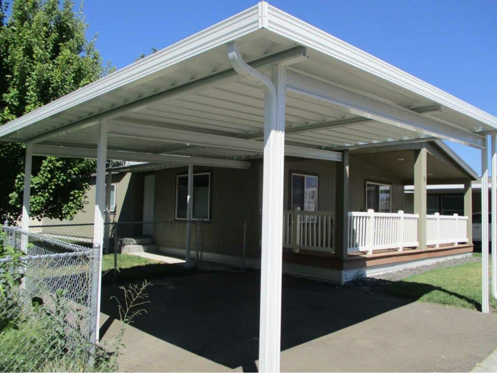 installed carport Patio Covers Unlimited NW