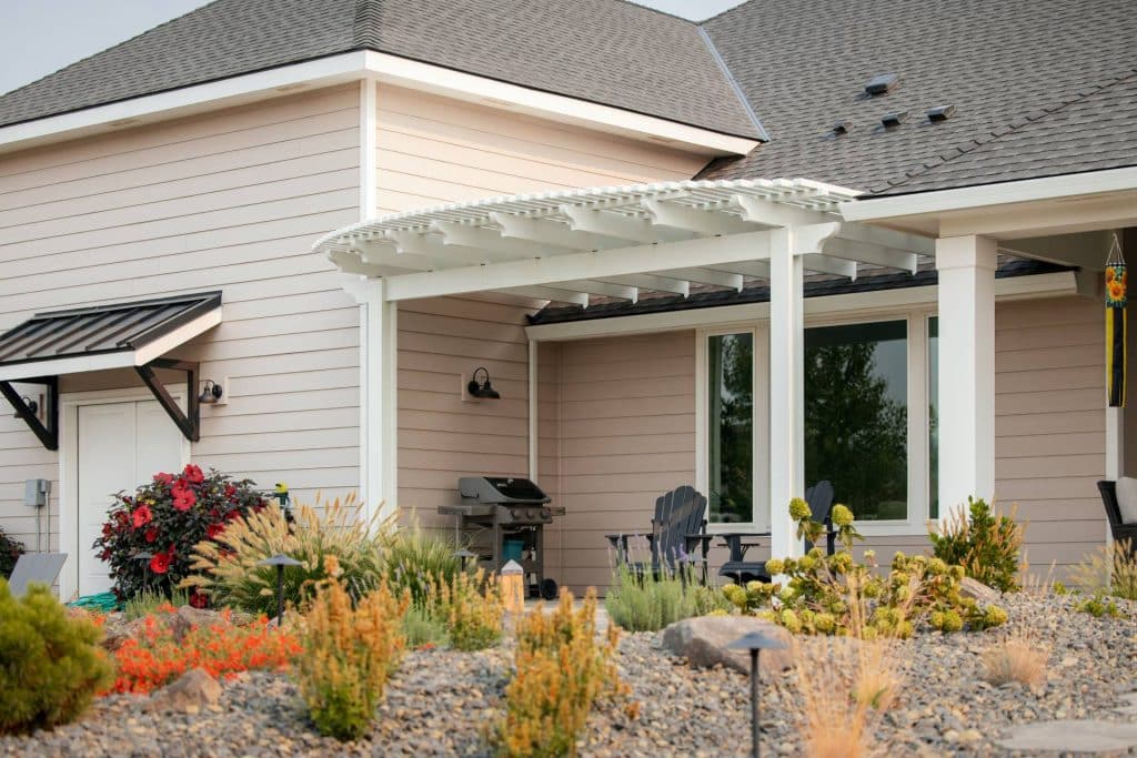 pergola installation project in Kennewick