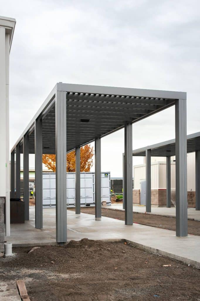 proper pergola placement