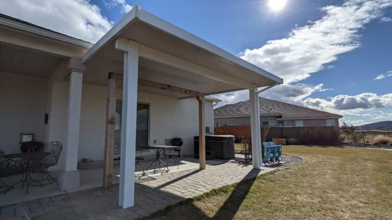 solid patio cover installation
