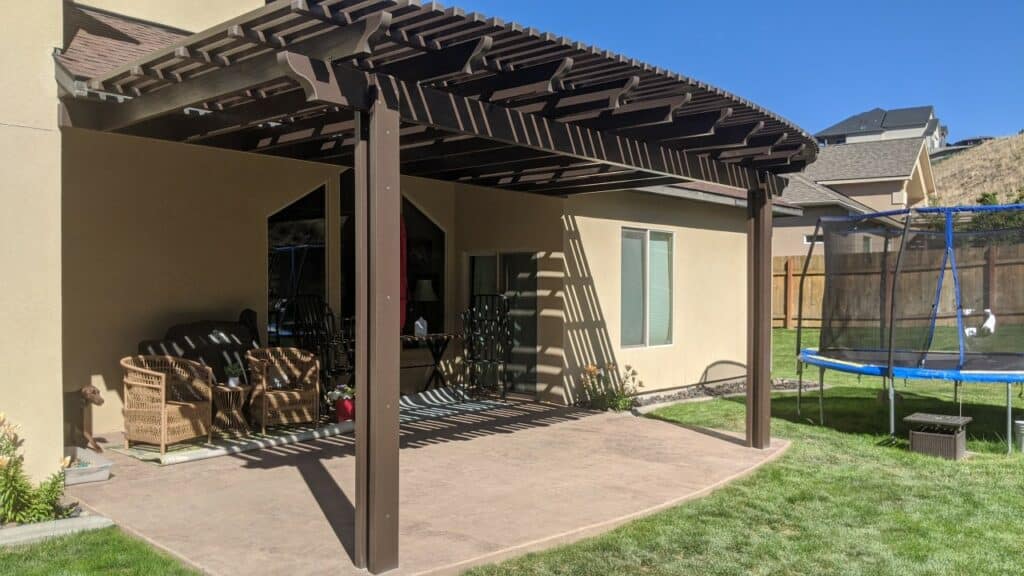 how to fix a wobbly pergola